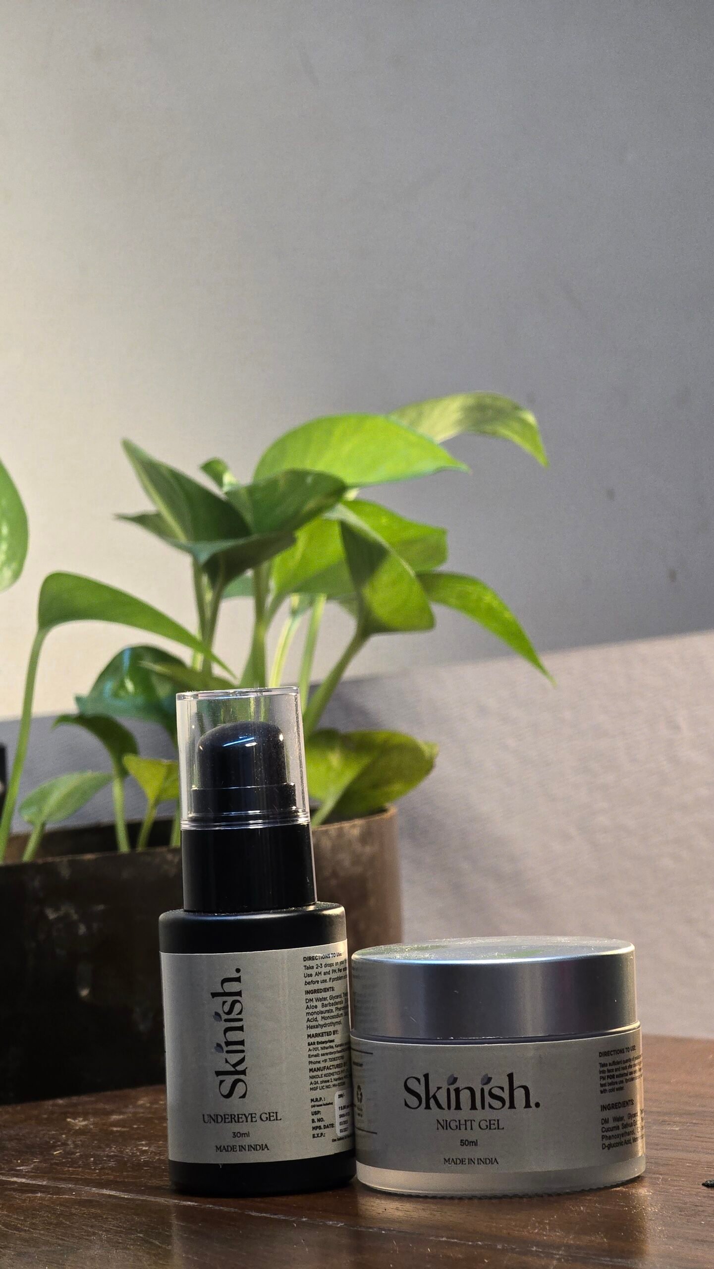 Night gel & Under-eye Gel