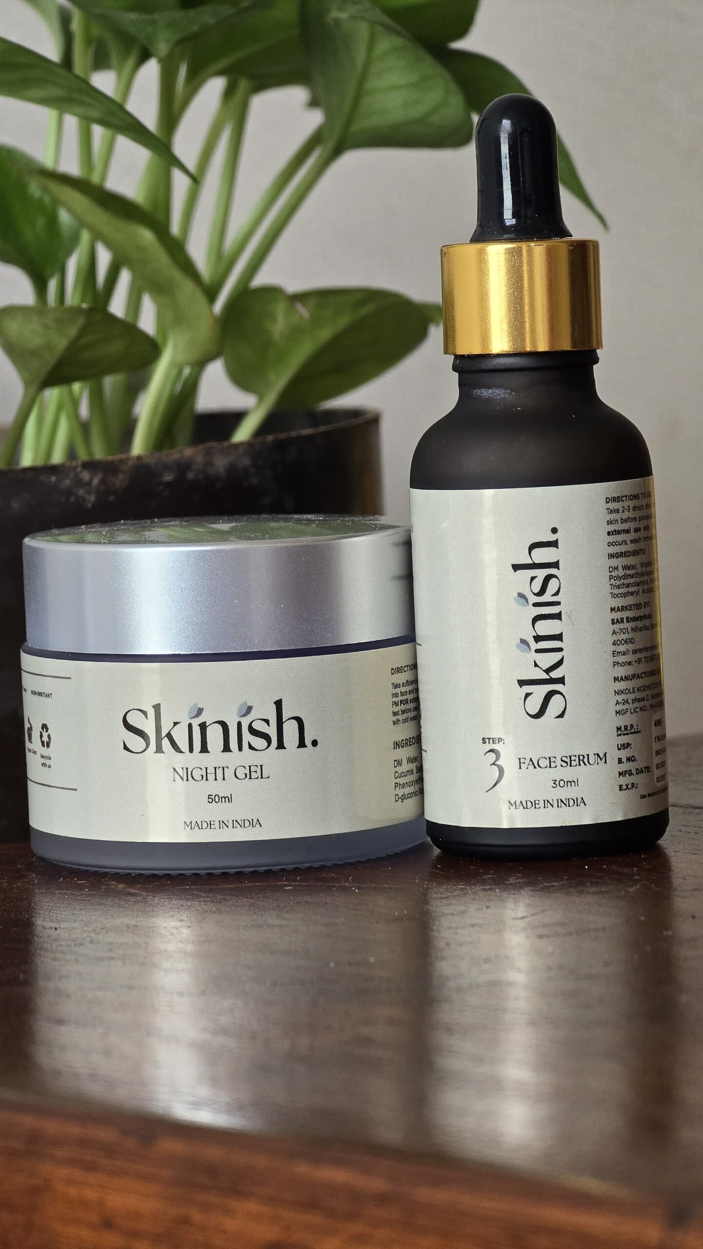 Face serum & Night Gel